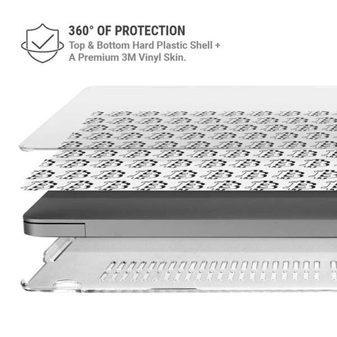Bitcoin Pattern MacBook Pro 16in (2021-25) Case plus Skin