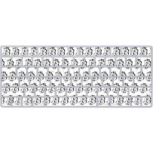 Bitcoin Pattern Magic Keyboard Skin