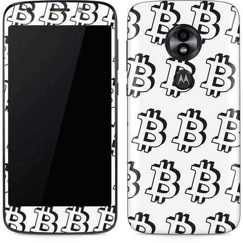 Bitcoin Pattern Moto E5 Play Skin