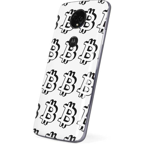 Bitcoin Pattern Moto E5 Plus Skin