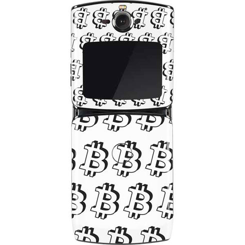 Bitcoin Pattern Motorola RAZR Skin