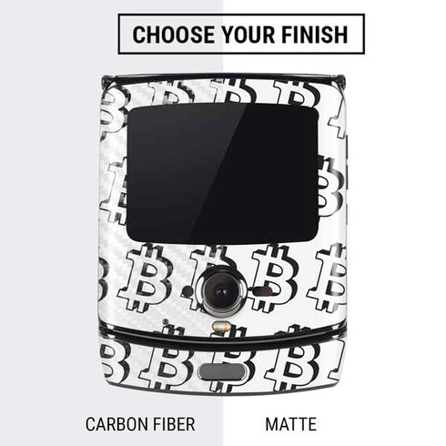 Bitcoin Pattern Motorola RAZR Skin