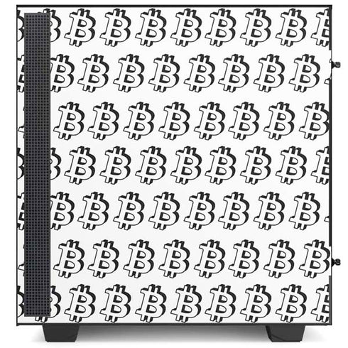 Bitcoin Pattern NZXT H510 Compact ATX Mid-Tower Case Skin