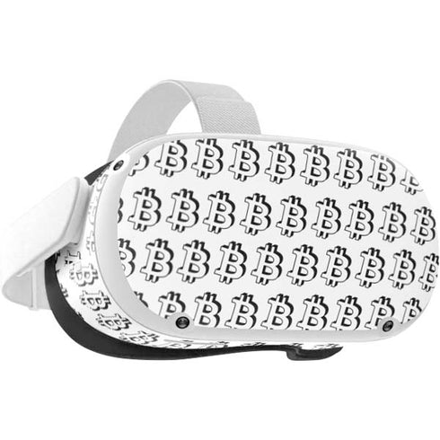 Bitcoin Pattern Oculus Quest 2 Skin