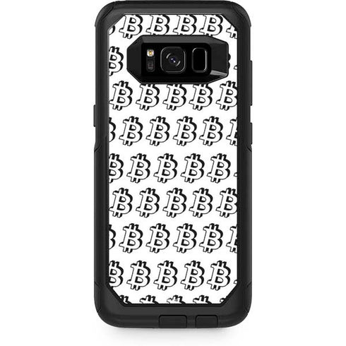 Bitcoin Pattern Otterbox Commuter Galaxy Skin