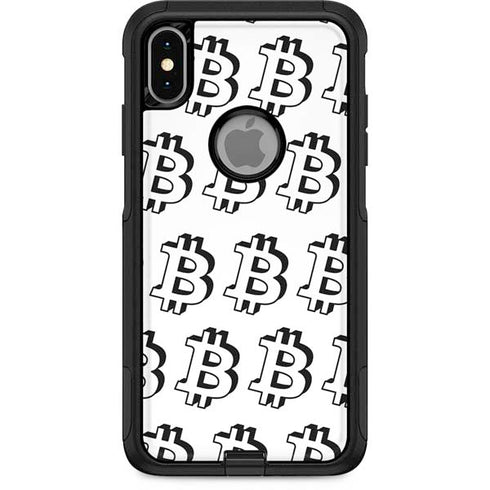 Bitcoin Pattern Otterbox Commuter iPhone Skin