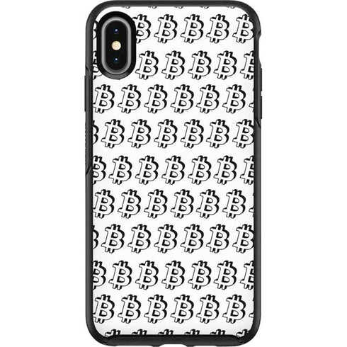 Bitcoin Pattern Otterbox Symmetry iPhone Skin
