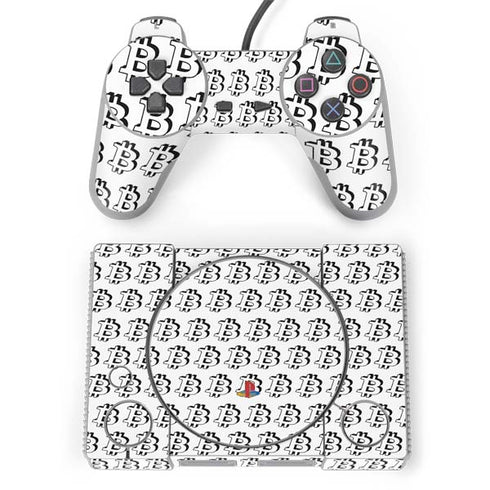 Bitcoin Pattern PlayStation Classic Bundle Skin