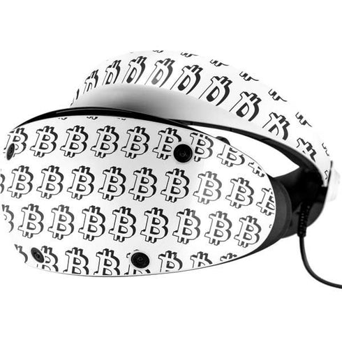 Bitcoin Pattern PlayStation VR2 Skin