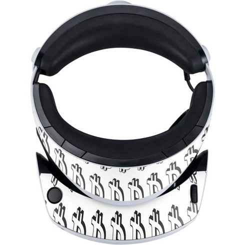 Bitcoin Pattern PlayStation VR2 Skin