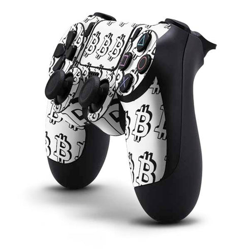 Bitcoin Pattern PS4 Controller Skin