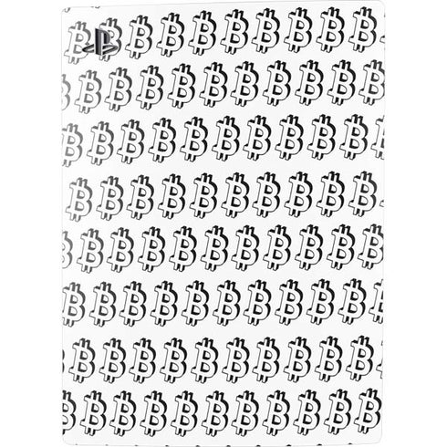 Bitcoin Pattern PS5 Bundle Skin