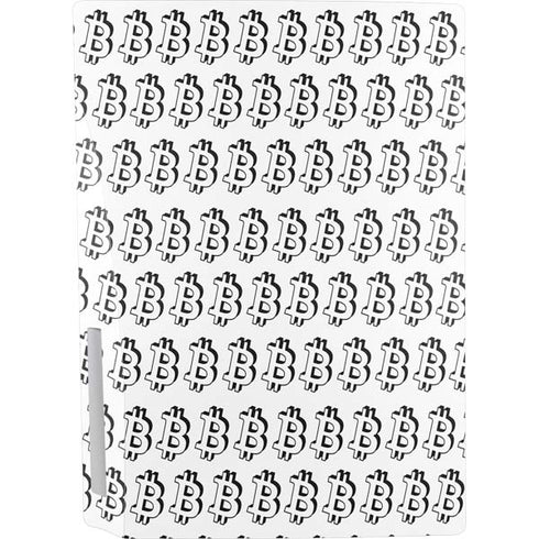 Bitcoin Pattern PS5 Bundle Skin