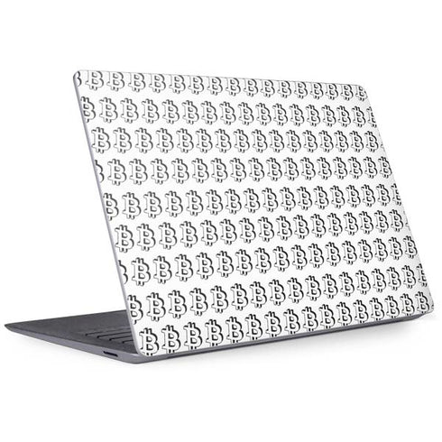 Bitcoin Pattern Surface Laptop 3 13.5in Skin