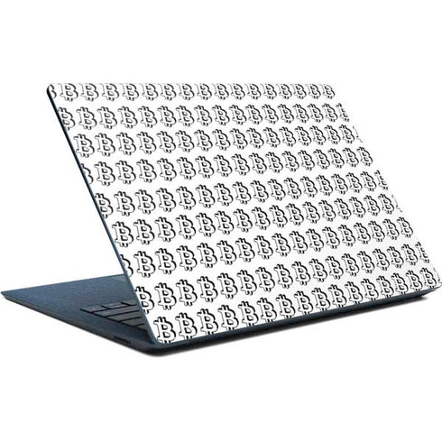 Bitcoin Pattern Surface Laptop Skin