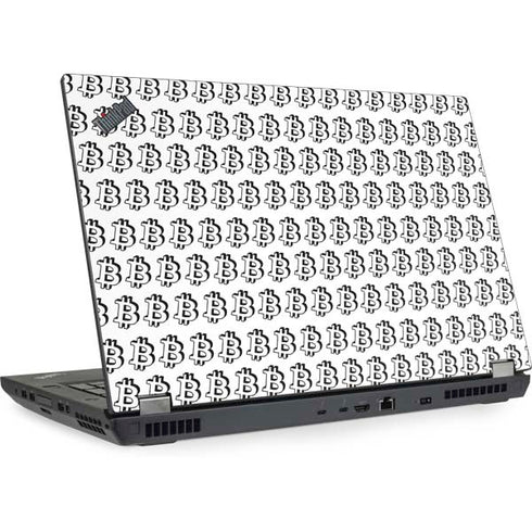 Bitcoin Pattern Lenovo ThinkPad Skin