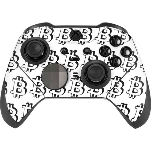 Bitcoin Pattern Xbox Elite Wireless Controller Series 2 Skin