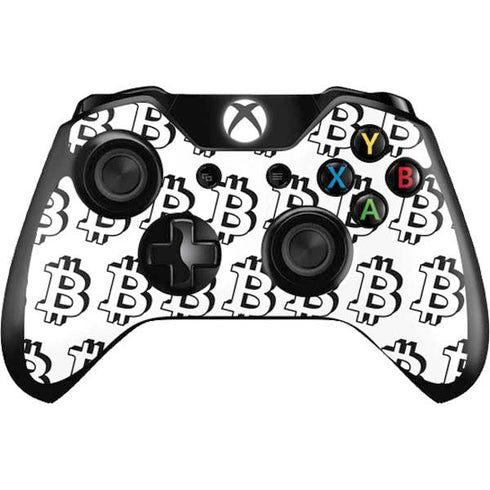 Bitcoin Pattern Xbox One Controller Skin