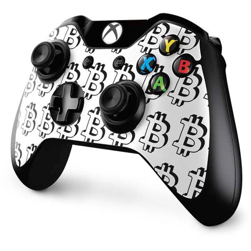 Bitcoin Pattern Xbox One Controller Skin