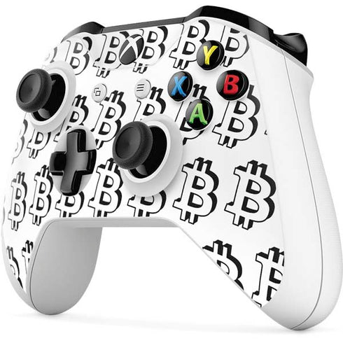 Bitcoin Pattern Xbox One S All-Digital Edition Bundle Skin
