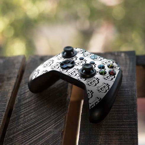 Bitcoin Pattern Xbox One S All-Digital Edition Bundle Skin