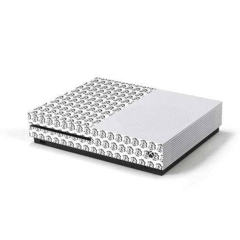 Bitcoin Pattern Xbox One S Console Skin