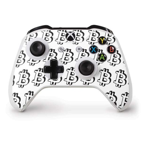 Bitcoin Pattern Xbox One S Controller Skin