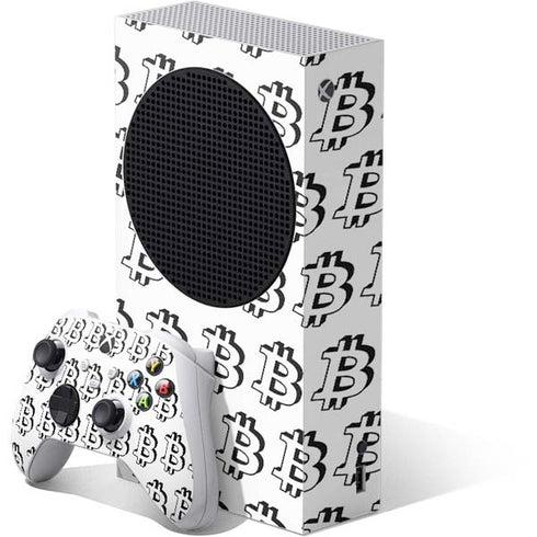 Bitcoin Pattern Xbox Series S Skins