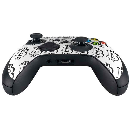 Bitcoin Pattern Xbox Series X Controller Skin
