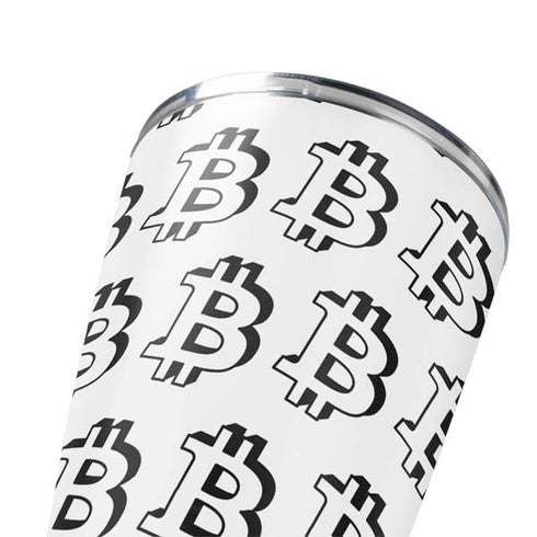 Bitcoin Pattern Yeti 20oz Tumbler Skin