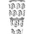 Bitcoin Pattern Yeti 30oz Rambler Tumbler Skin