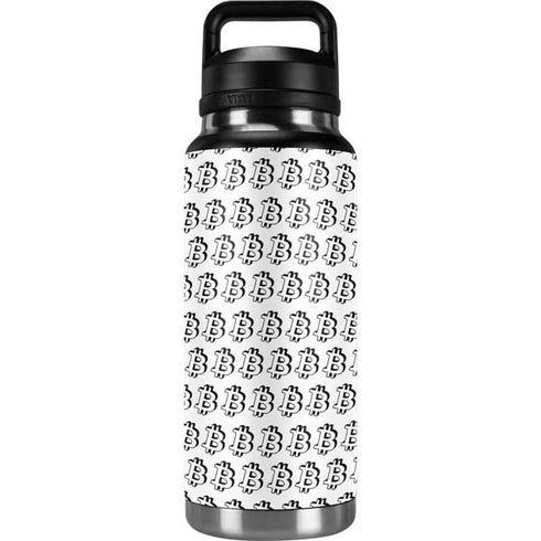 Bitcoin Pattern YETI Rambler 36oz Bottle Skin