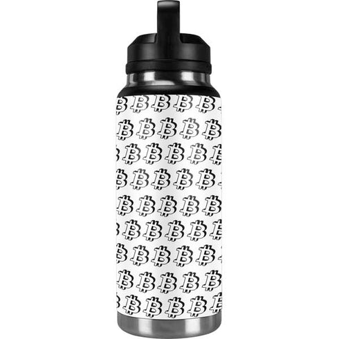 Bitcoin Pattern YETI Rambler 36oz Bottle Skin