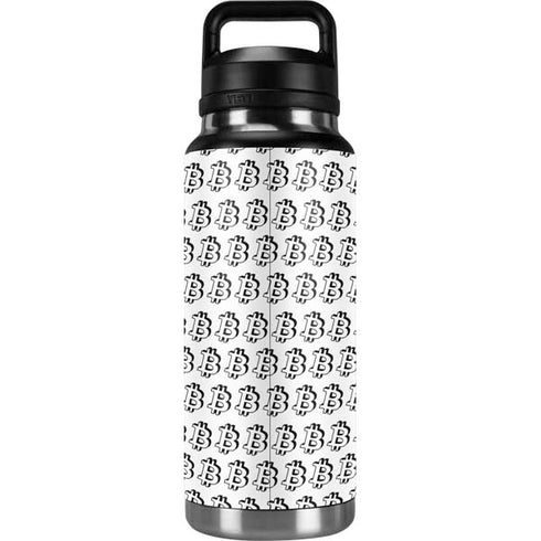 Bitcoin Pattern YETI Rambler 36oz Bottle Skin