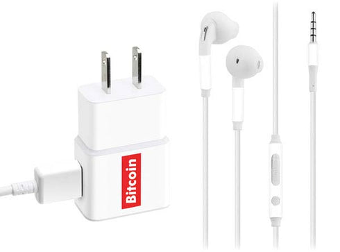 Bitcoin Crypto Phone Charger Skin