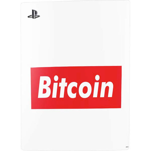 Bitcoin Crypto PS5 Digital Edition Console Skin