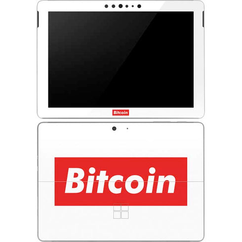 Bitcoin Crypto Surface Go Skin
