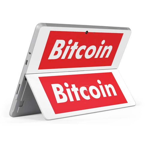 Bitcoin Crypto Surface Go Skin