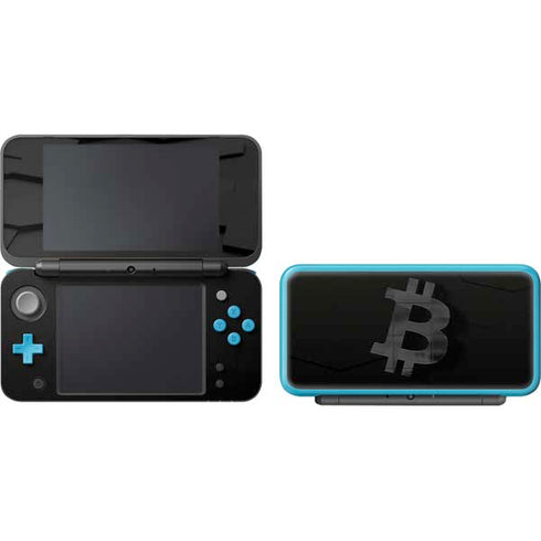Bitcoin Textured Logo Nintendo 2DS XL (2017) Skin