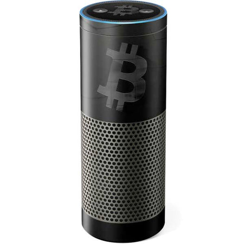 Bitcoin Textured Logo Amazon Echo Skin