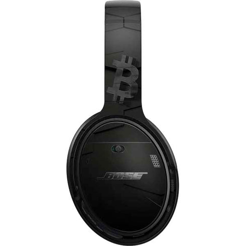 Bitcoin Textured Logo Bose QuietComfort 35 II Headphones Skin