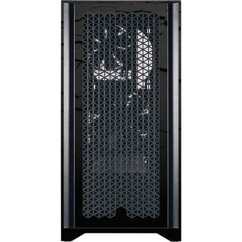 Bitcoin Textured Logo Corsair 4000D Tempered Glass Mid-Tower ATX Case Skin
