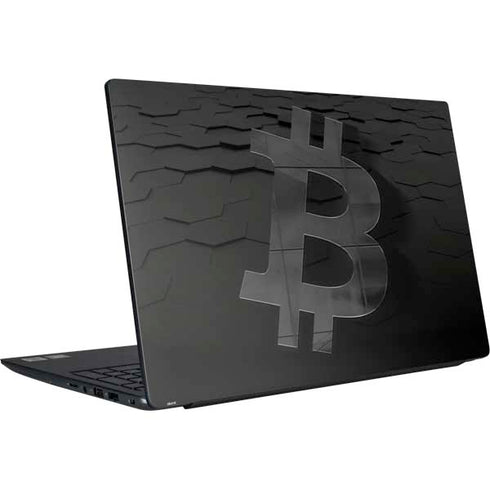 Bitcoin Textured Logo Dell Vostro Skin