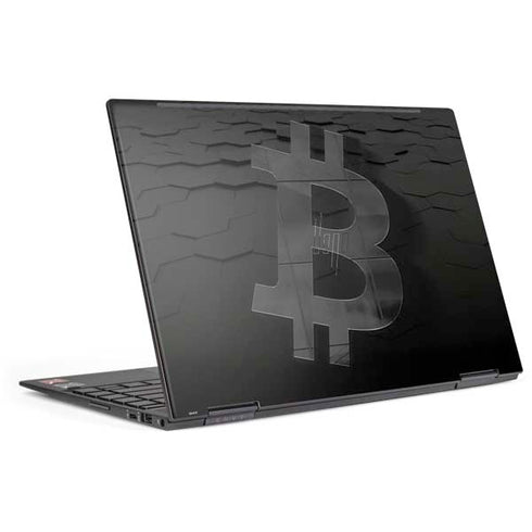 Bitcoin Textured Logo HP Envy Skin