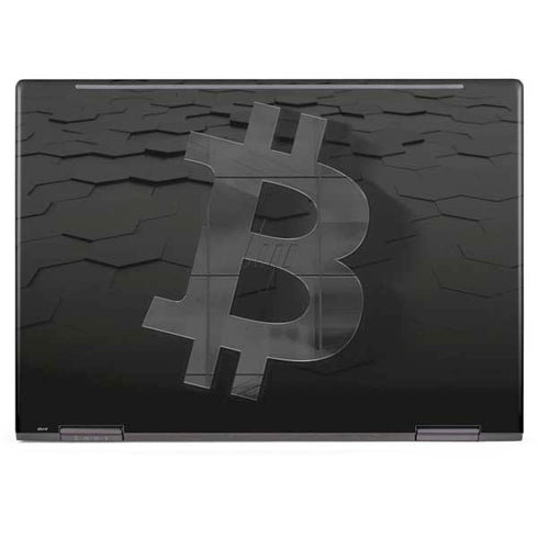 Bitcoin Textured Logo HP Envy Skin