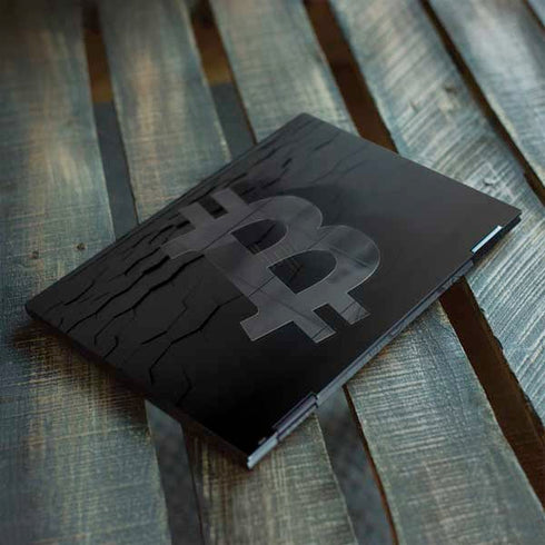 Bitcoin Textured Logo HP Envy Skin