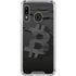 Bitcoin Textured Logo Galaxy A30 Clear Case