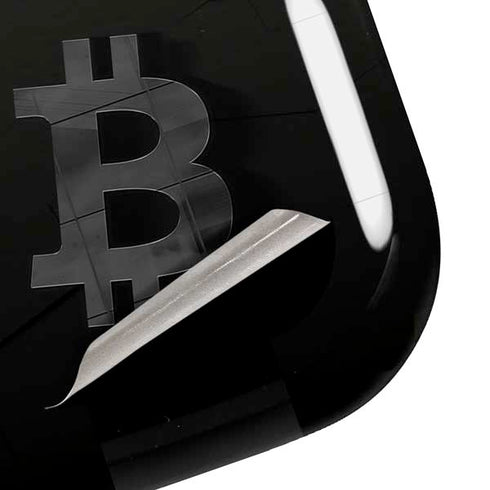 Bitcoin Textured Logo Galaxy Buds Live Skin