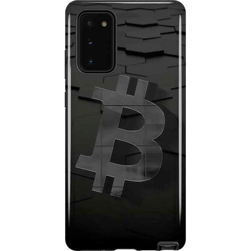Bitcoin Textured Logo Galaxy Note20 5G Pro Case