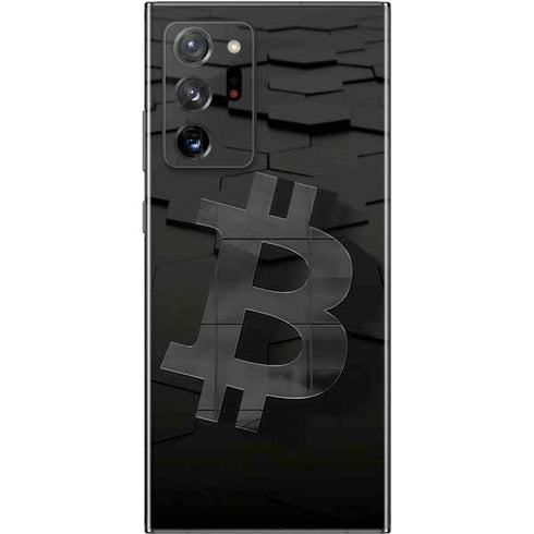 Bitcoin Textured Logo Galaxy Note20 Ultra 5G Skin